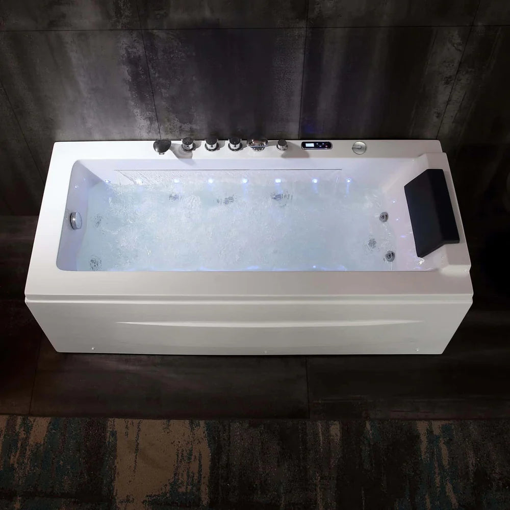 67 in. Whirlpool Combination Massage Bathtub - Empava-67JT351LED