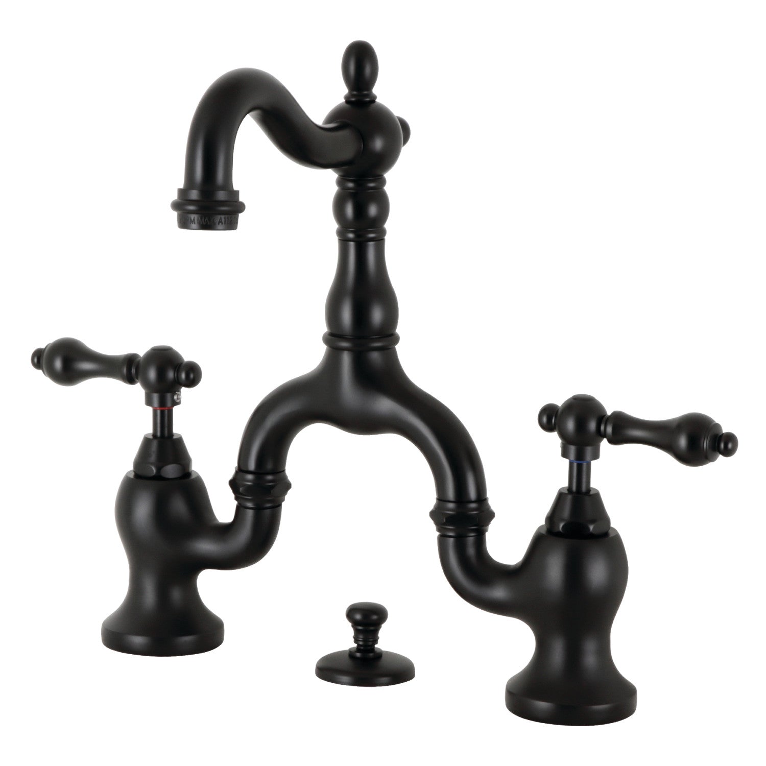 Kingston Brass Whitaker Widespread Bathroom Faucet with Push Pop-Up