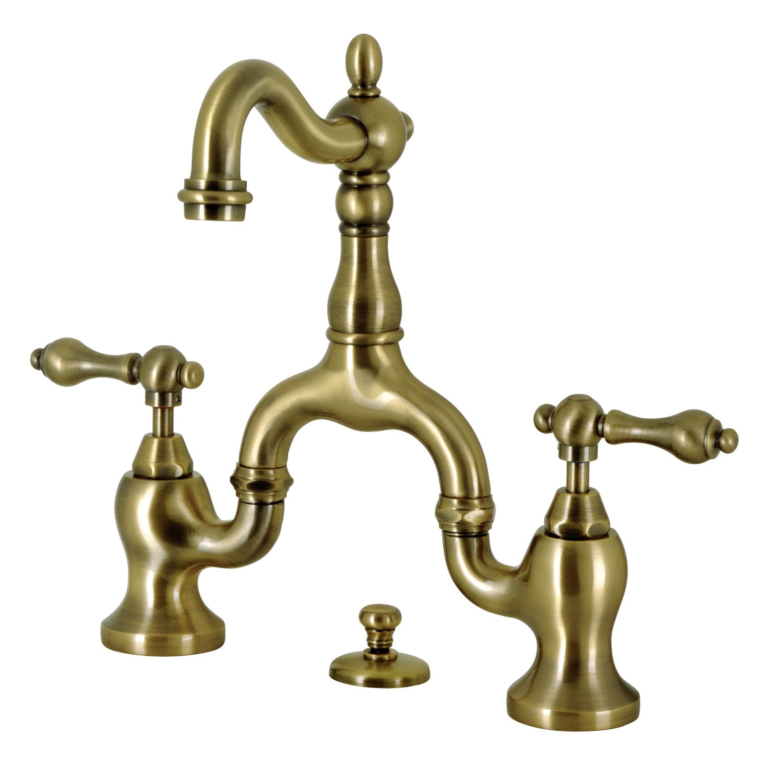 Kingston Brass Whitaker Widespread Bathroom Faucet with Push Pop-Up